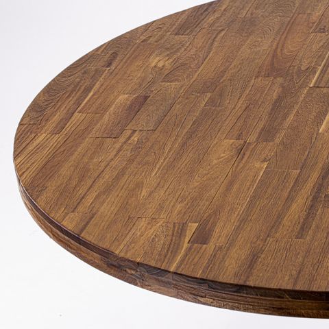 Irving Dining Table, Rustic Rubberwood Table In Distressed Jacobean ... regarding The Enduring Appeal of Rustic Rubberwood Dining Tables with a Distressed Jacobean Finish